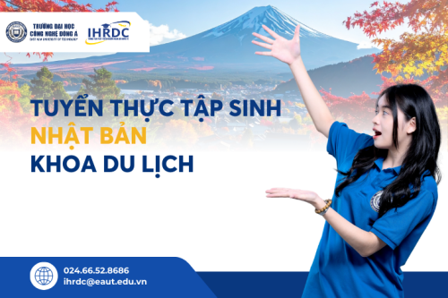 Thực tập sinh Nhật Bản Khoa Du lịch