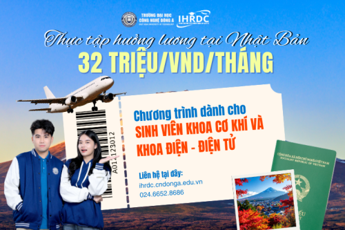 Chương trình thực tập tại Nhật Bản dành cho sinh viên khoa Cơ khí và sinh viên Điện - Điện tử