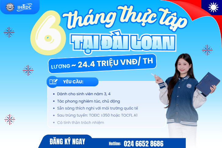  6 tháng thực tập tại đài loan