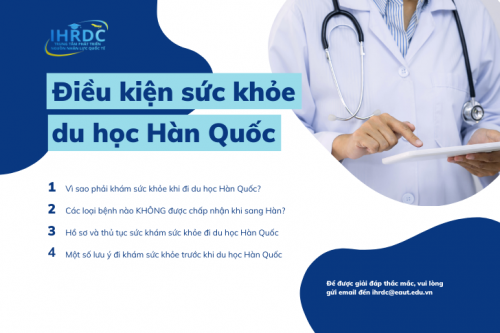 Điều kiện sức khỏe du học Hàn Quốc